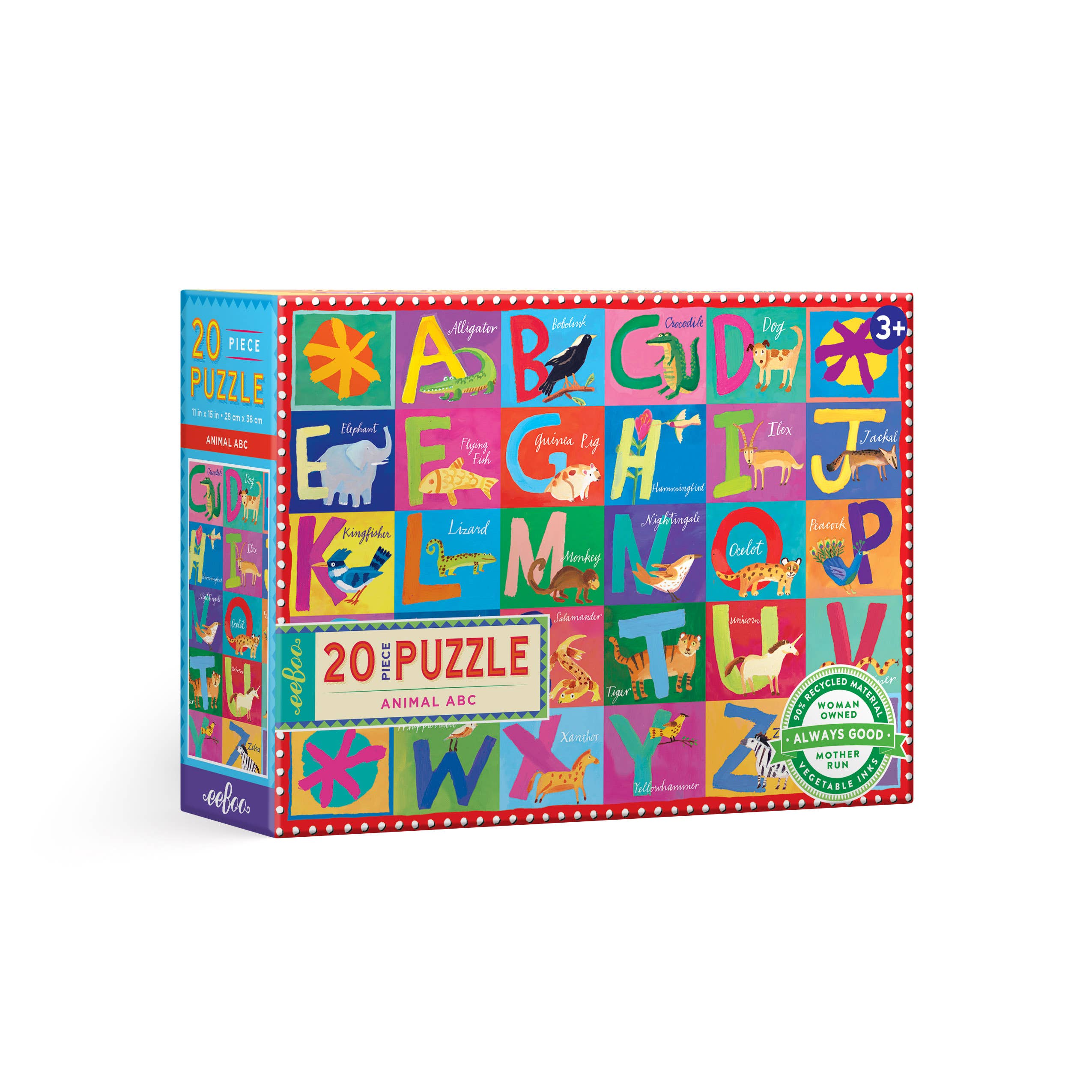 Animal ABC 20 Piece Puzzle